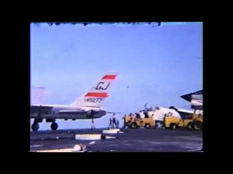 VMFA-251 April 18, 1964 F 8B Carrier Qual on board the USS Saratoga