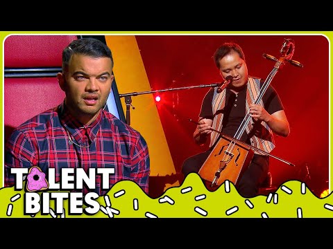 Mongolian Throat Singing Blind Auditions SHOCKS The Voice Coaches | Bites
