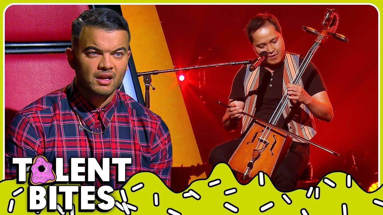 Mongolian Throat Singing Blind Auditions SHOCKS The Voice Coaches | Bites