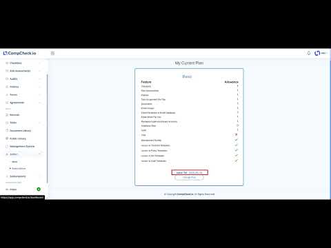 View and Change Your CompCheck.IO Subscription