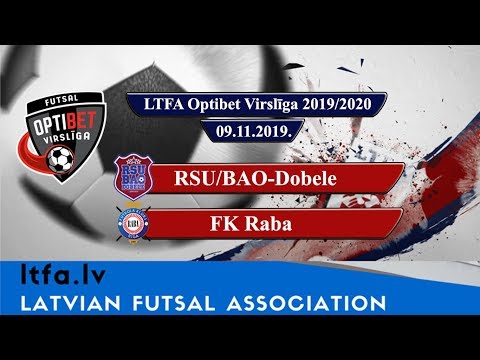 RSU/BAO-Dobele - FK Raba [LTFA Optibet Virslīga 2019/20 Highlights]