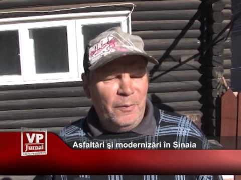Asfaltări şi modernizări în Sinaia