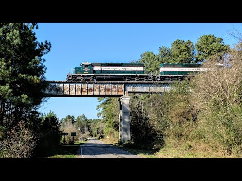 Chasing ACWR's Charlotte turn from Troy to Norwood, NC on the former 'original' NS main - 11/20/2020