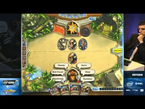 Hearthstone IEM semifinal 1 - Lothar vs Artosis 2/3