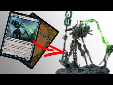 Converting MAGIC: THE GATHERING Card Art Into A Warhammer Miniature: Illuminor Szeras
