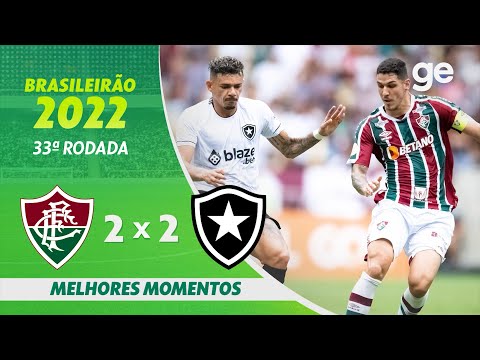 Gols e lances de Fluminense x Botafogo