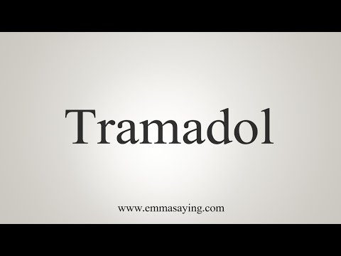 How To Say Tramadol