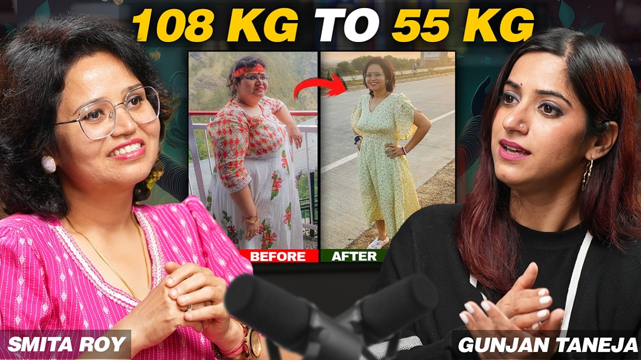 From 106 kg to 53kg - Smita’s Weight Loss Journey with I’MWOW | By Gunjanshouts