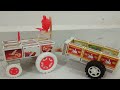 How To Make Matchbox Tractor At Home Diy Toy