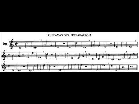 Método de Solfeo Hilarión Eslava Lección 20