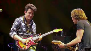 John Mayer with Keith Urban - Don't Let Me down - Live - 4K 48FPS