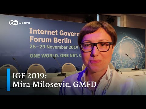 Mira Milosevic of GFMD on the internet challenging journalism | DW Akademie