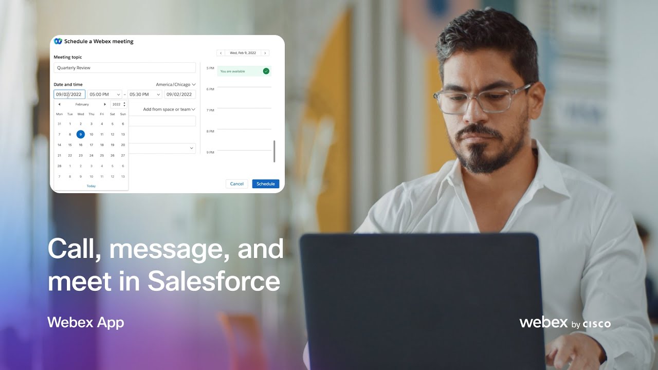 Webex App for Salesforce