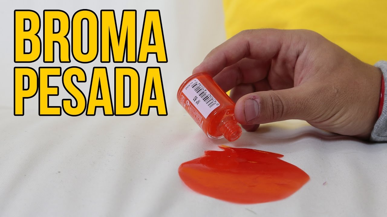 BROMA CON ESMALTE DERRAMADO - Broma para fastidiar a tus amigos