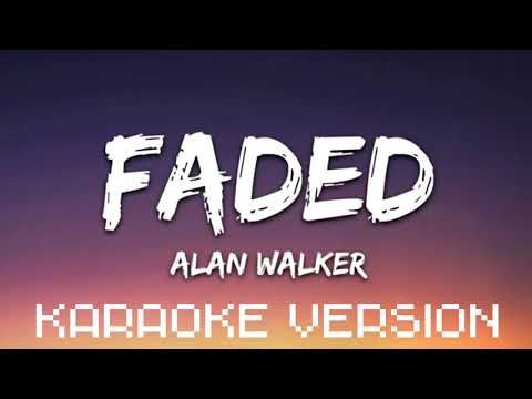 Alan walker - faded (karaoke version)