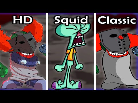 TRICKY: HD VS Squidward VS Classic | Friday Night Funkin