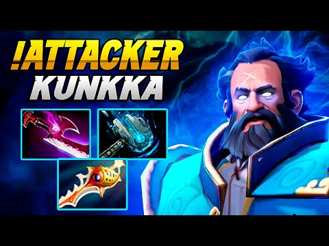 !attacker (kunkka) - with meteor hammer!!  / Dota Pro Gameplay