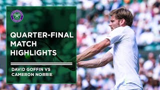 Cameron Norrie vs David Goffin | Match Highlights | Wimbledon 2022