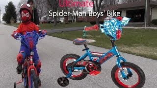 Huffy Marvel Ultimate Spider-Man Boys' Bike/ Review by tea much much fun.