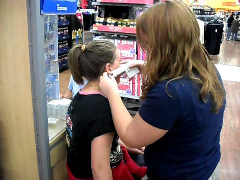 Katie Getting Her Ears Pierced