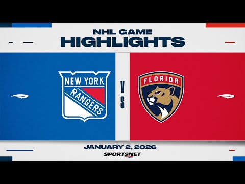 NHL Highlights | Rangers vs. Panthers - January 2, 2026