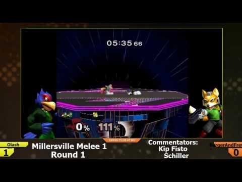 Marauder Melee 1 - Olash (Green Falco) vs BurgerAndFreys (Fox, Blue Falco)
