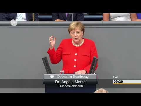 Angela Merkel, Bundeskanzlerin: Bundeskanzlerin und Bundeskanzleramt [Bundestag 12.09.2018]