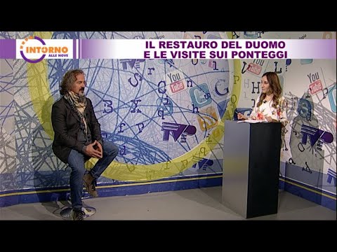 Intorno alle nove del 06/05/22 - Il restauro del Duomo e le visite sui ponteggi