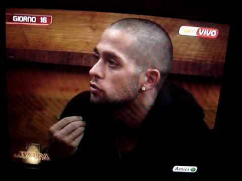 salvatore angelucci discute con melita