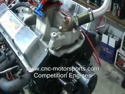SB Chevy 421 Stroker Stock Car Engine Dyno 499 HP