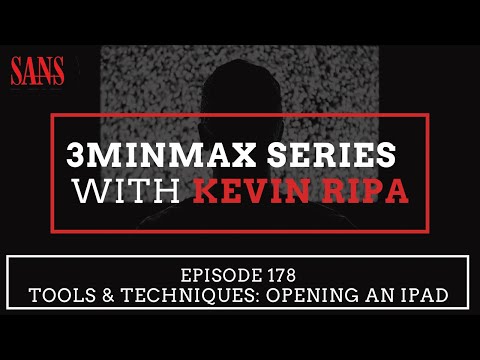 Episode 178: Tools & Techniques: Opening an iPad
