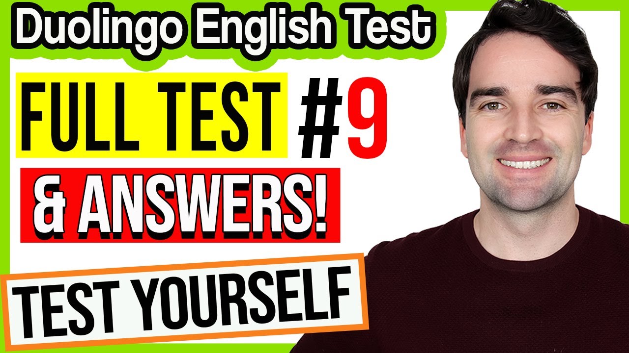 Duolingo English Test Practice #9 - FULL TEST & ANSWERS