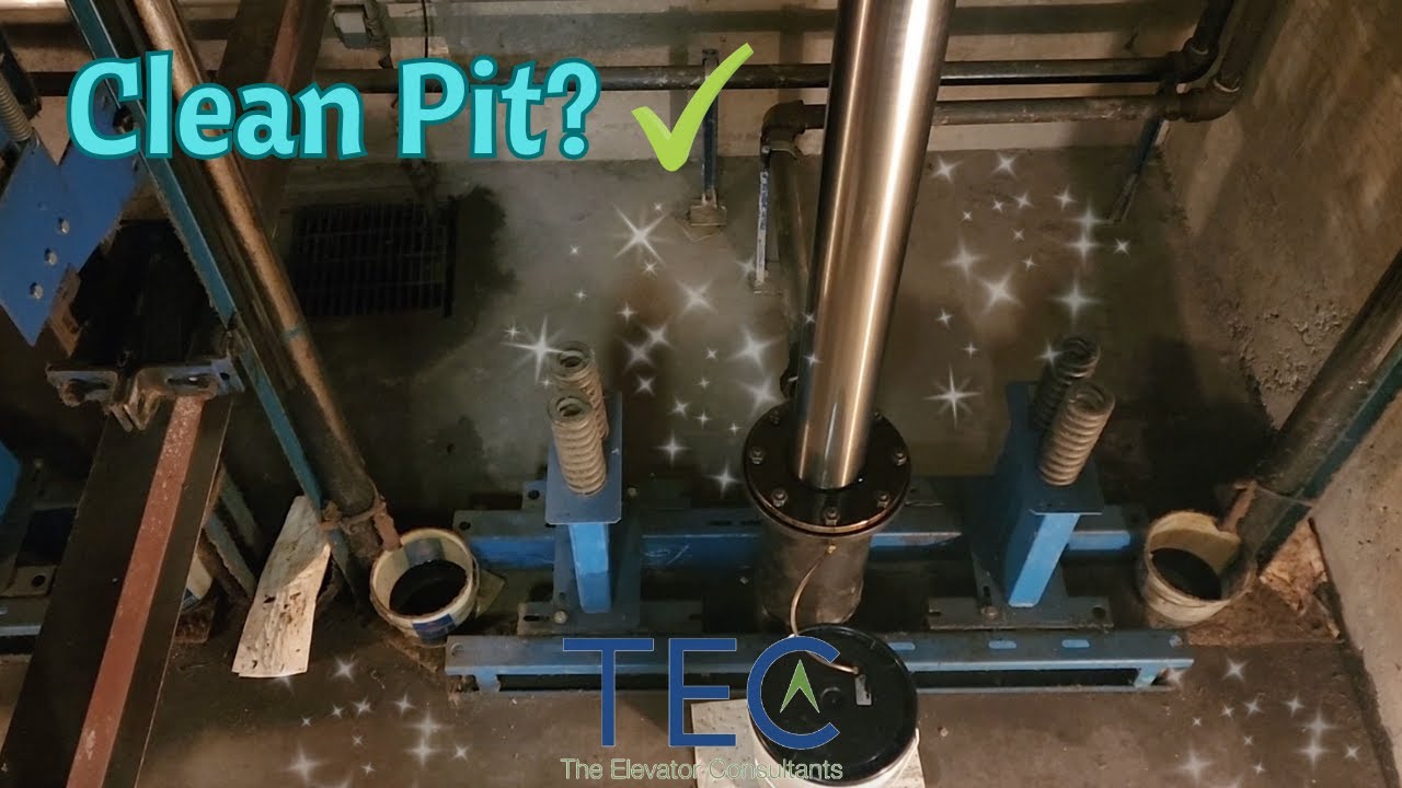 What a Clean Elevator Pit Should Look Like: 30-Year-Old Hydraulic Unit Survey