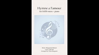 Download lagu Hymne a l'amour SATB piano mp3 Download lagu Hymne a l'amour SATB piano mp3
