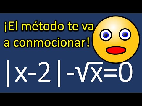 Resuelve |x-2|-√x=0