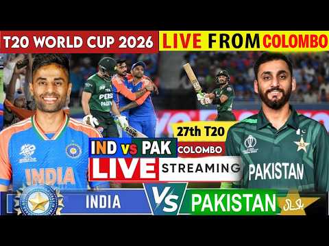 🔴India Vs Pakistan LIVE Match Scores: T20 World Cup 2026 LIVE | Ind Vs Pak Match LIVE Score Updates