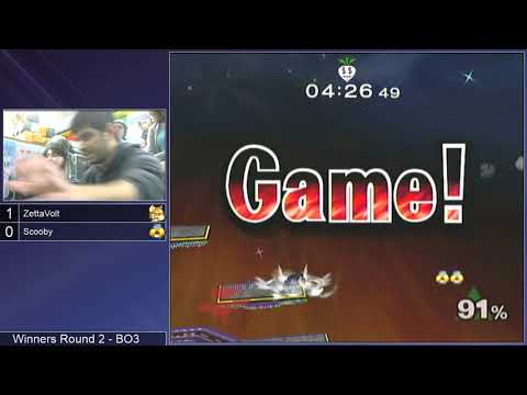 GSS 96 SSBM - ZettaVolt (Fox) vs. Scooby (Sheik) - Melee WR2