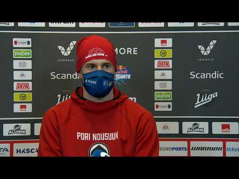 Tommi Laakson haastattelu Ässät-HPK -ottelun jälkeen
