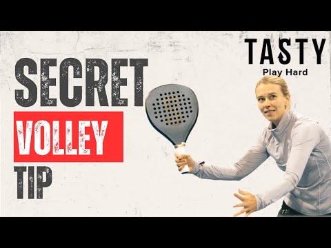 Secret tip to create more back and side spin to your volleys