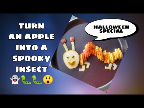 DIY Fruit Art Ideas: How To Make A Spooky Insect For Halloween