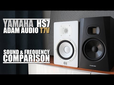 Adam Audio T7V vs. Yamaha HS7 || Klang- und Frequenzgangvergleich