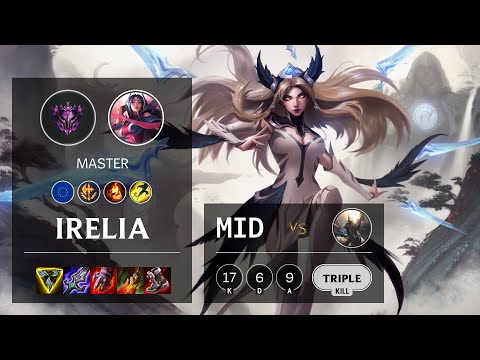 Irelia Mid vs Pantheon - EUW Master Patch 10.25