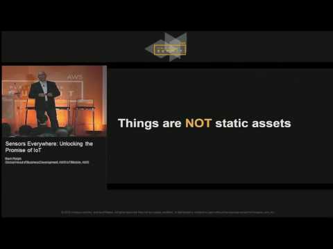 Sensors Everywhere: Unlocking the Promise of IoT | AWS Public Sector Summit 2016
