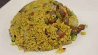 How to Make Yellow Fried Rice (Pork Fried Rice)