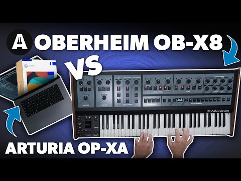 Oberheim OB-X8 vs Arturia OP-Xa Software! | Blindfold Test!