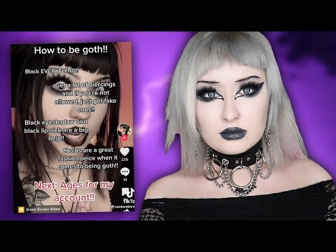 Tiktok “How To Goth” Is NOT GOTH.