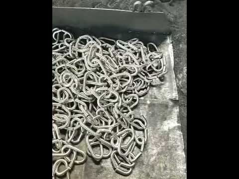 Silver stainless steel chain, 5 mm, material grade: ss304