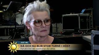 Eva Dahlgren: ”En glädje att sjunga sig igenom hösten” - Nyhetsmorgon (TV4)