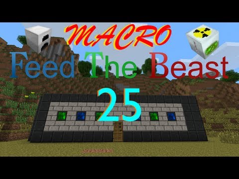 MACRO FTB S2 episode 25 - Minecraft Force Field of Tongue Twisters! (MFFS Force Energy Crystal)