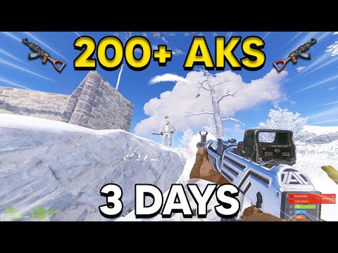 Gaining 200+ AKs in 3 Days - Rustoria Us Main Wipe Progression